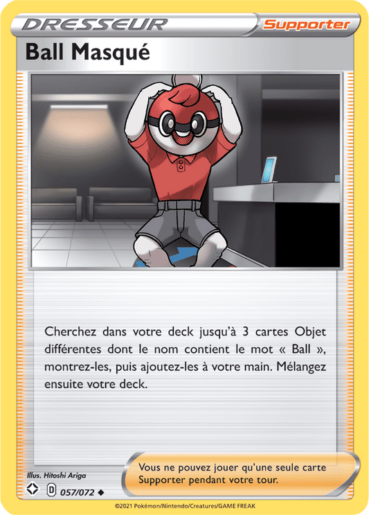 Carte Pokémon BallMasqué 057/072 SWSH45 Destinées Radieuses EB4_5 Neuf FR LorenZone