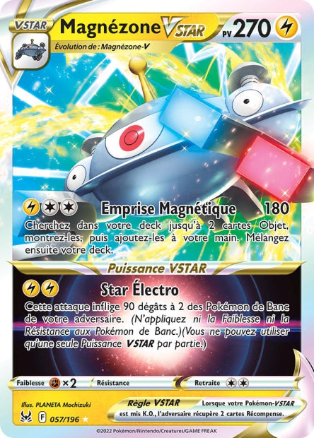 Carte Pokémon Magnézone VMAX 057/196 LOR Origine Perdue EB11 Neuf FR LorenZone