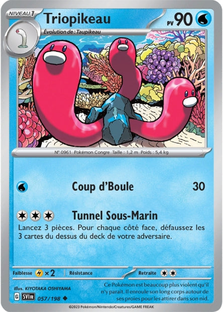 Carte Pokémon Triopikeau 057/198 SV1 Ecarlate et Violet EV01 Neuf FR LorenZone