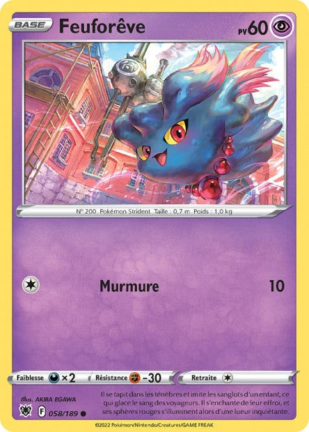 Carte Pokémon Feuforêve 058/189 ASR Astres Radieux EB10 Neuf FR LorenZone