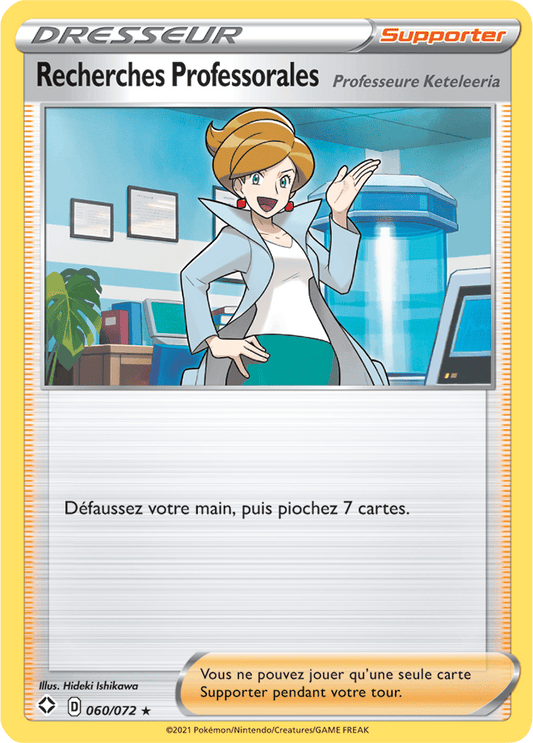 Carte Pokémon RecherchesProfessorales 060/072 SWSH45 Destinées Radieuses EB4_5 Neuf FR LorenZone