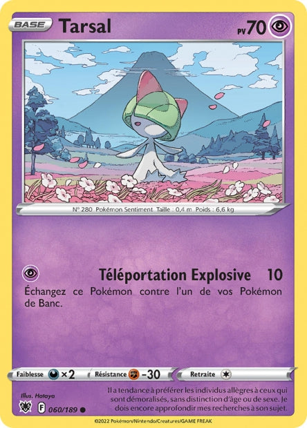 Carte Pokémon Tarsal 060/189 ASR Astres Radieux EB10 Neuf FR LorenZone