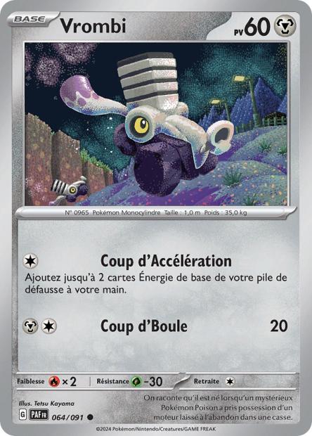 Carte Pokémon Vrombi 064/091 Destinees de Palea PAF EV4_5 Neuf FR LorenZone