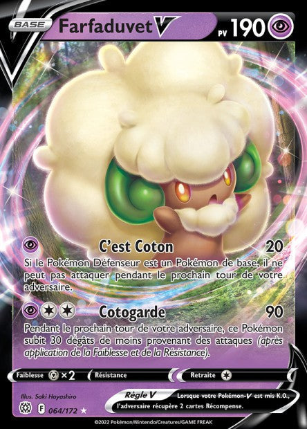 Carte Pokémon Farfaduvet V 064/172 BRS Stars Étincelantes EB09 Neuf FR LorenZone