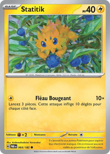 Carte Pokémon Statitik 064/182 PAR Faille Paradoxe EV04 Neuf FR LorenZone