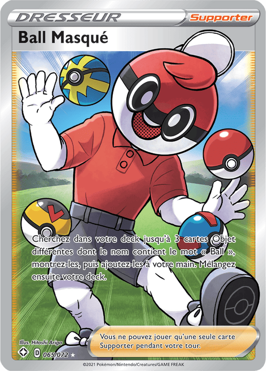 Carte Pokémon BallMasqué 065/072 SWSH45 Destinées Radieuses EB4_5 Neuf FR LorenZone