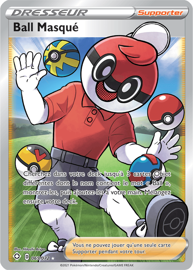 Carte Pokémon BallMasqué 065/072 SWSH45 Destinées Radieuses EB4_5 Neuf FR LorenZone
