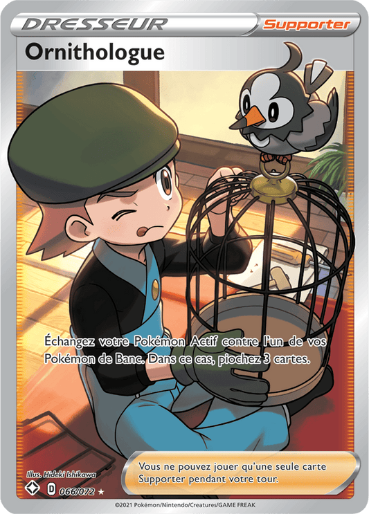 Carte Pokémon Ornithologue 066/072 SWSH45 Destinées Radieuses EB4_5 Neuf FR LorenZone