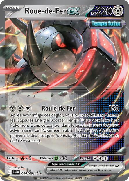 Carte Pokémon Roue-de-Fer EX 066/091 Destinees de Palea PAF EV4_5 Neuf FR LorenZone