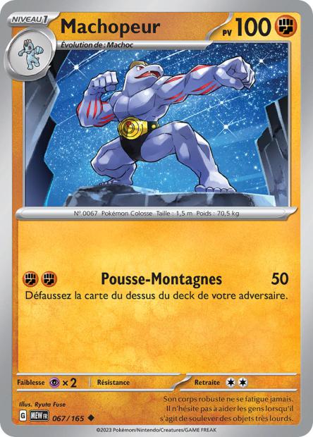 Carte Pokémon Machopeur 67/165 MEW 151 EV3_5  Neuf FR LorenZone
