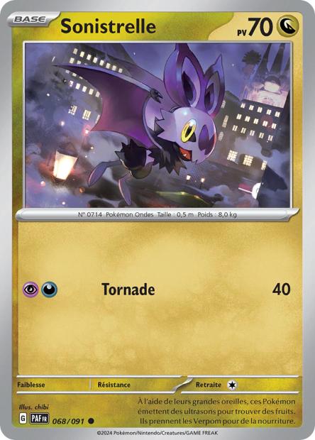 Carte Pokémon Sonistrelle 068/091 Destinees de Palea PAF EV4_5 Neuf FR LorenZone