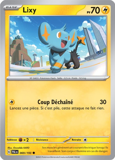 Carte Pokémon Lixy 069/193 PAL Evolution a Paldea EV02 Neuf FR LorenZone