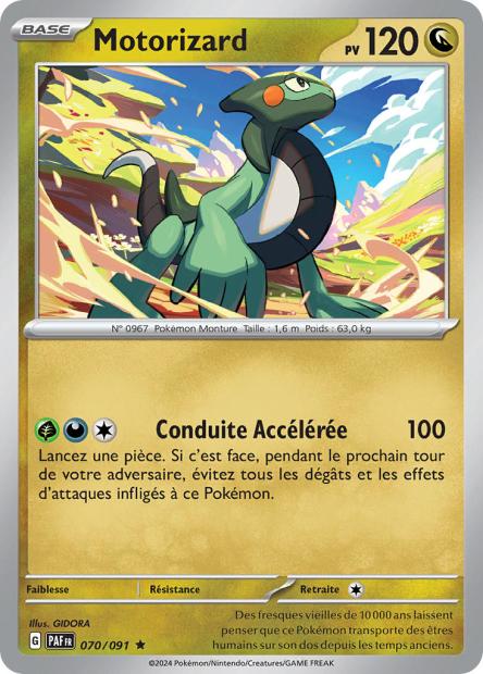 Carte Pokémon Motorizard 070/091 Destinees de Palea PAF EV4_5 Neuf FR LorenZone