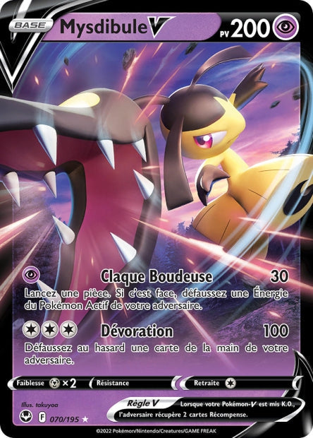 Carte Pokémon Mysdibule V 070/195 SIT Tempete Argentee EB12 Neuf FR LorenZone
