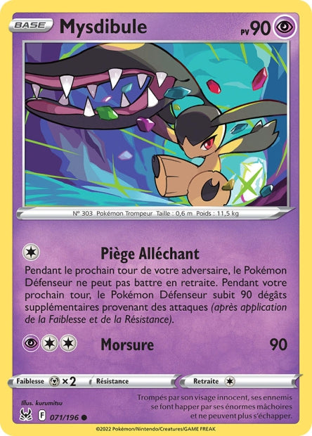 Carte Pokémon Mysdibule 071/196 LOR Origine Perdue EB11 Neuf FR LorenZone