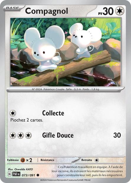 Carte Pokémon Compagnol 073/091 Destinees de Palea PAF EV4_5 Neuf FR LorenZone