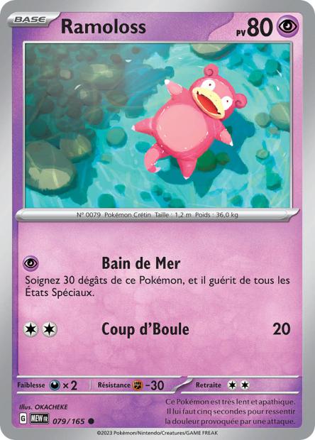 Carte Pokémon Ramoloss 79/165 MEW 151 EV3_5  Neuf FR LorenZone