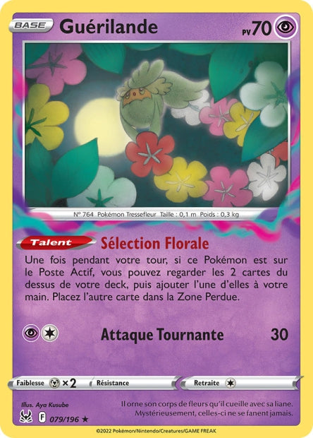 Carte Pokémon Guérilande 079/196 LOR Origine Perdue EB11 Neuf FR LorenZone