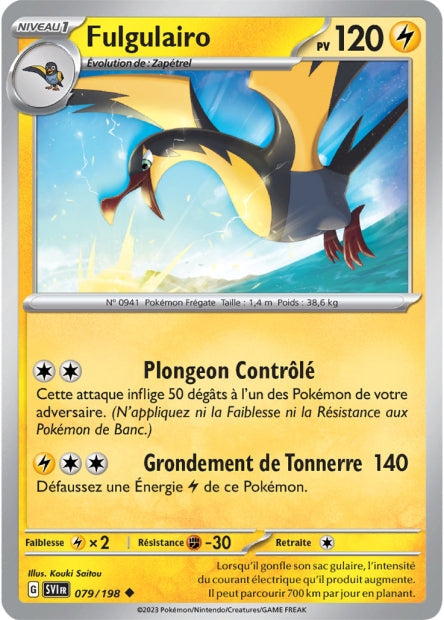 Carte Pokémon Fulgulairo 079/198 SV1 Ecarlate et Violet EV01 Neuf FR LorenZone