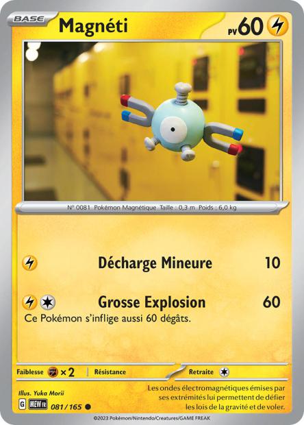 Carte Pokémon Magnéti 81/165 MEW 151 EV3_5  Neuf FR LorenZone