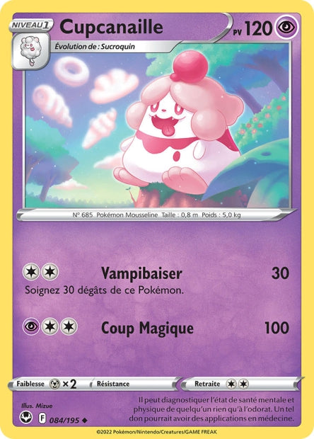 Carte Pokémon Cupcanaille 084/195 SIT Tempete Argentee EB12 Neuf FR LorenZone