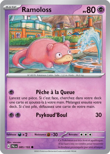 Carte Pokémon Ramoloss 085/193 PAL Evolution a Paldea EV02 Neuf FR LorenZone