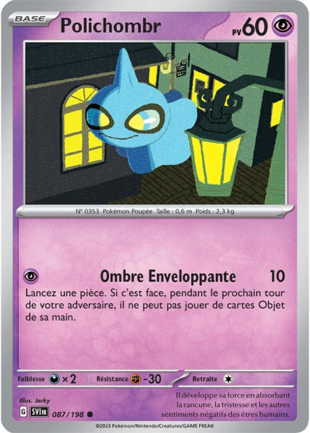 Carte Pokémon Polichombr 087/198 SV1 Ecarlate et Violet EV01 Neuf FR LorenZone