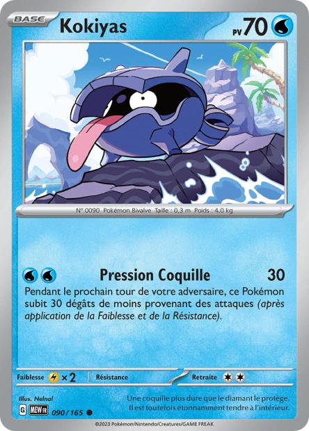 Carte Pokémon Kokiyas 90/165 MEW 151 EV3_5  Neuf FR LorenZone
