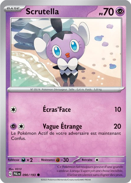 Carte Pokémon Scrutella 090/193 PAL Evolution a Paldea EV02 Neuf FR LorenZone