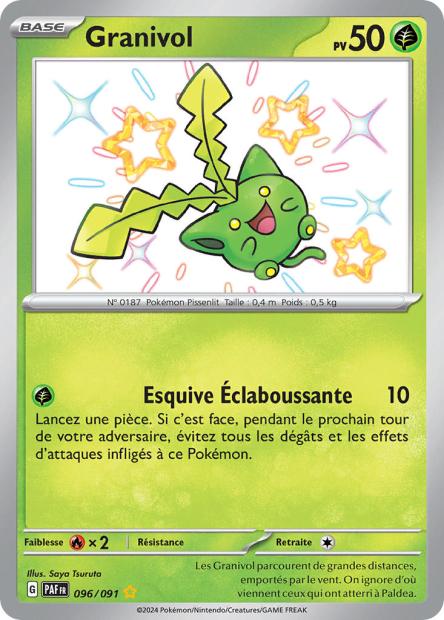 Carte Pokémon Granivol 096/091 Destinees de Palea PAF EV4_5 Neuf FR LorenZone