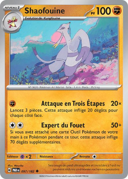 Carte Pokémon Shaofouine 097/182 PAR Faille Paradoxe EV04 Neuf FR LorenZone