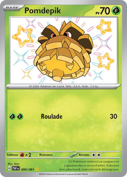 Carte Pokémon Pomdepik 099/091 Destinees de Palea PAF EV4_5 Neuf FR LorenZone