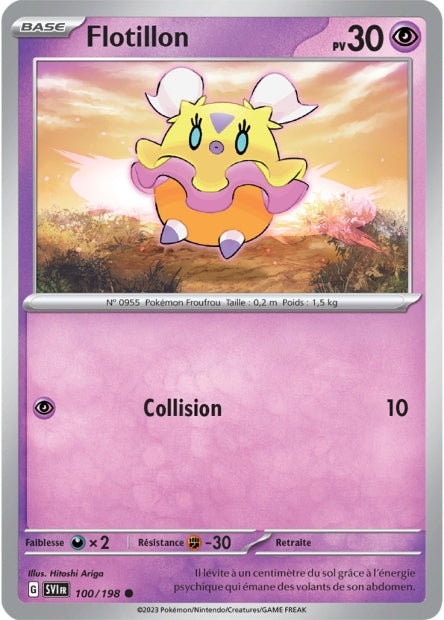 Carte Pokémon Flotillon 100/198 SV1 EV01 LorenZone