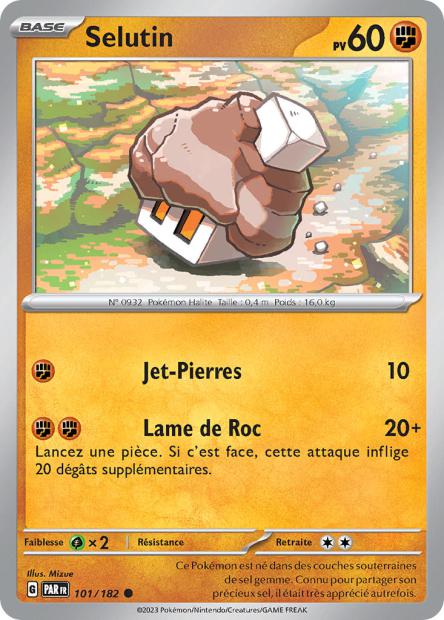 Carte Pokémon Selutin 101/182 PAR Faille Paradoxe EV04 Neuf FR LorenZone
