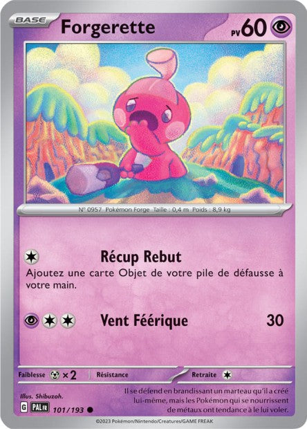 Carte Pokémon Forgerette 101/193 PAL EV02 LorenZone