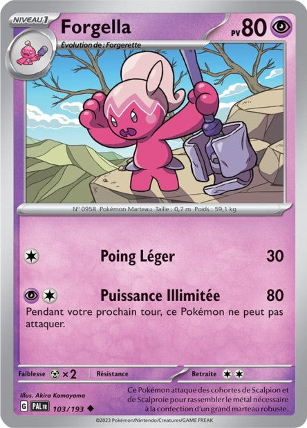 Carte Pokémon Forgella 103/193 PAL EV02 LorenZone
