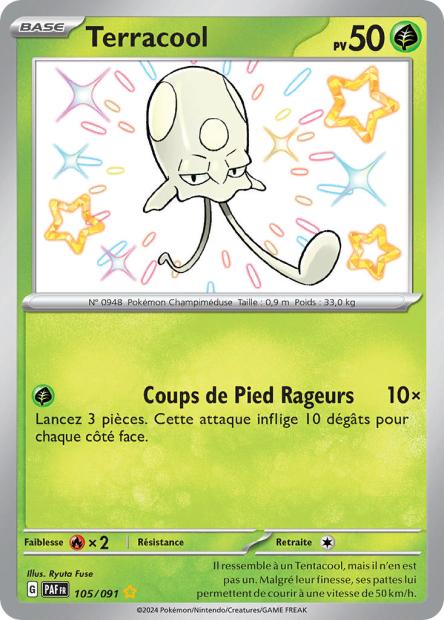 Carte Pokémon Terracool 105/091 Destinees de Palea EV4_5 LorenZone