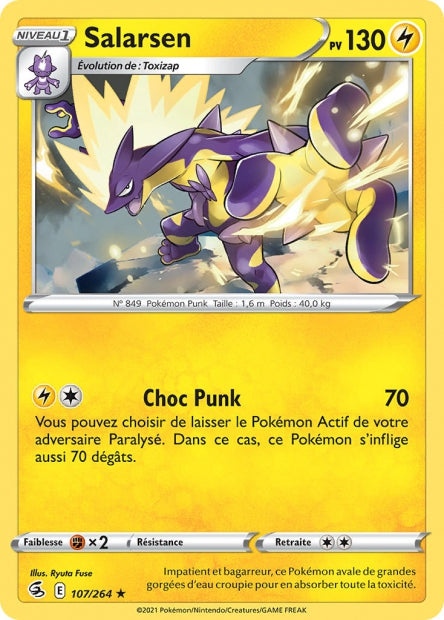 Carte Pokémon Salarsen 107/264 FST EB08 LorenZone