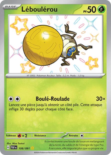 Carte Pokémon Léboulérou 108/091 Destinees de Palea EV4_5 LorenZone