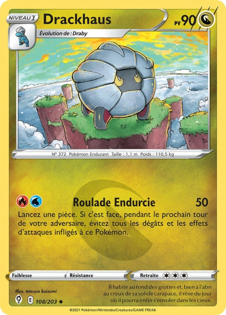 Carte Pokémon Drackhaus 108/203 EVS EB07 LorenZone