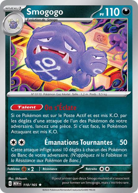 Carte Pokémon Smogogo 110/165 MEW 151 EV3_5  Neuf FR LorenZone