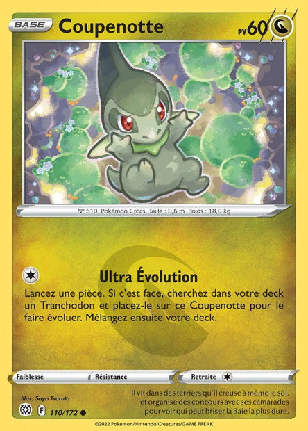 Carte Pokémon Coupenotte 110/172 BRS EB09 LorenZone