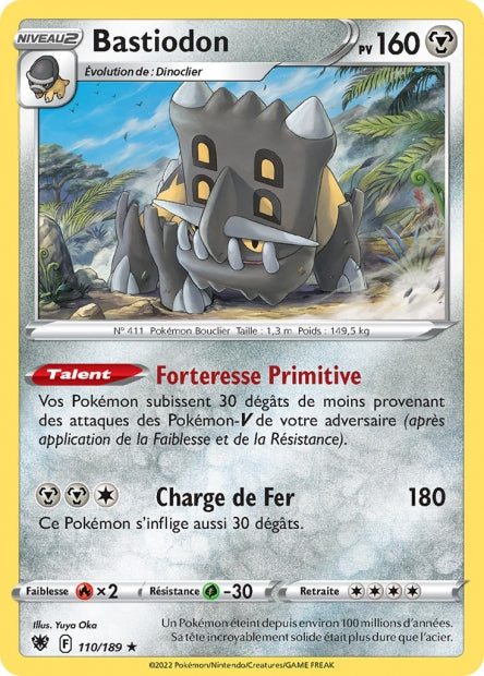 Carte Pokémon Bastiodon 110/189 ASR EB10 LorenZone