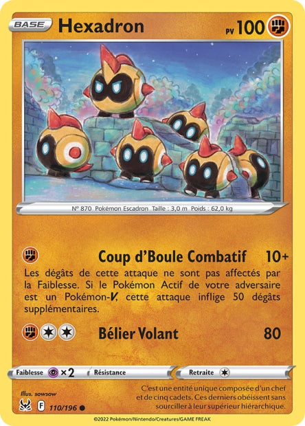 Carte Pokémon Hexadron 110/196 LOR Origine Perdue EB11 Neuf FR LorenZone
