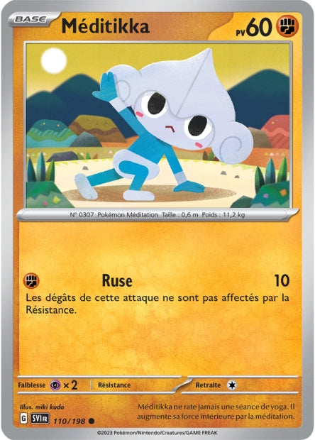 Carte Pokémon Méditikka 110/198 SV1 EV01 LorenZone