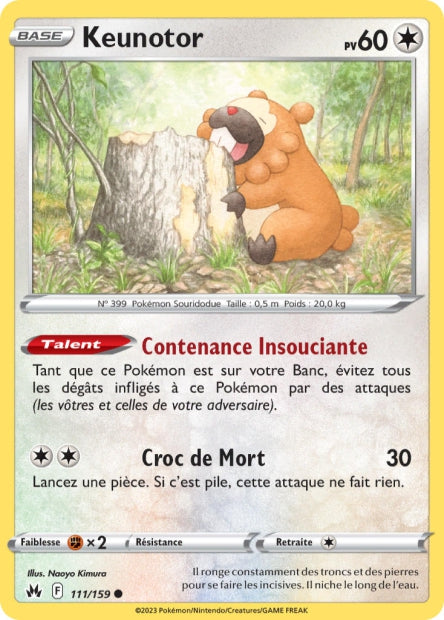 Carte Pokémon Keunotor 111/159 CRZ EB12_5 LorenZone