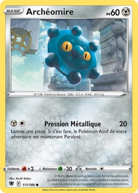 Carte Pokémon Archéomire 111/189 ASR EB10 LorenZone