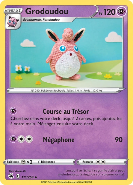 Carte Pokémon Grodoudou 111/264 FST EB08 LorenZone
