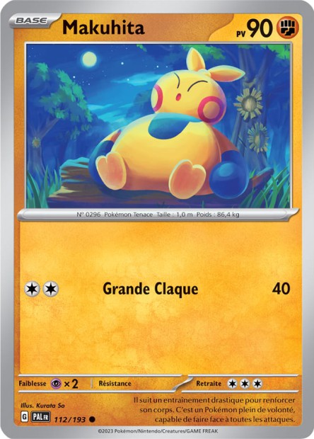Carte Pokémon Makuhita 112/193 PAL EV02 LorenZone