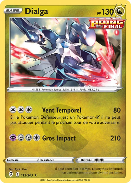Carte Pokémon Dialga 112/203 EVS EB07 LorenZone